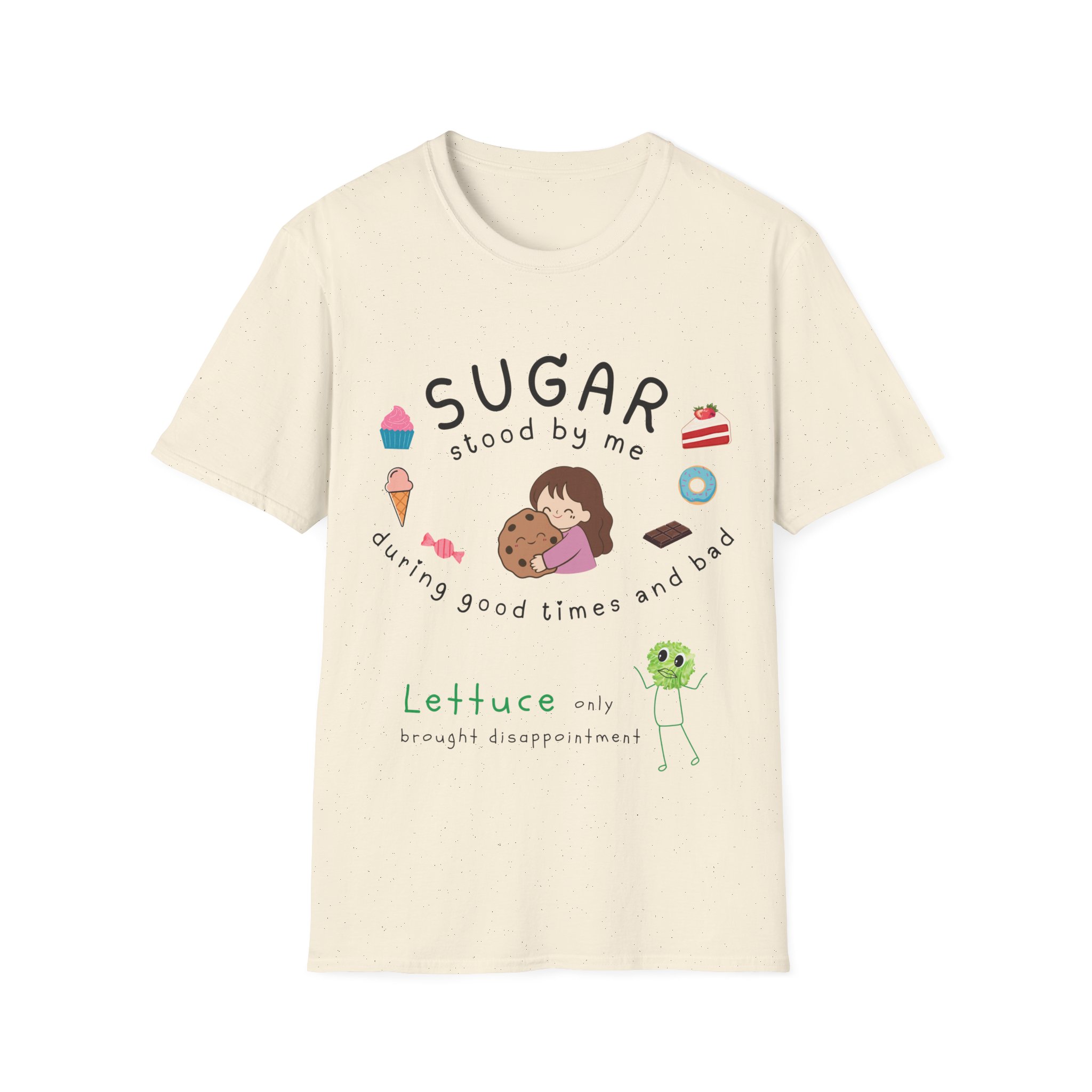 sugar stood by me funny foodie t shirt – cute dessert lover tee for sweet tooth humans graphic tee pun sugar stood by me funny foodie t shirt – cute dessert lover tee for sweet tooth humans graphic tee pun