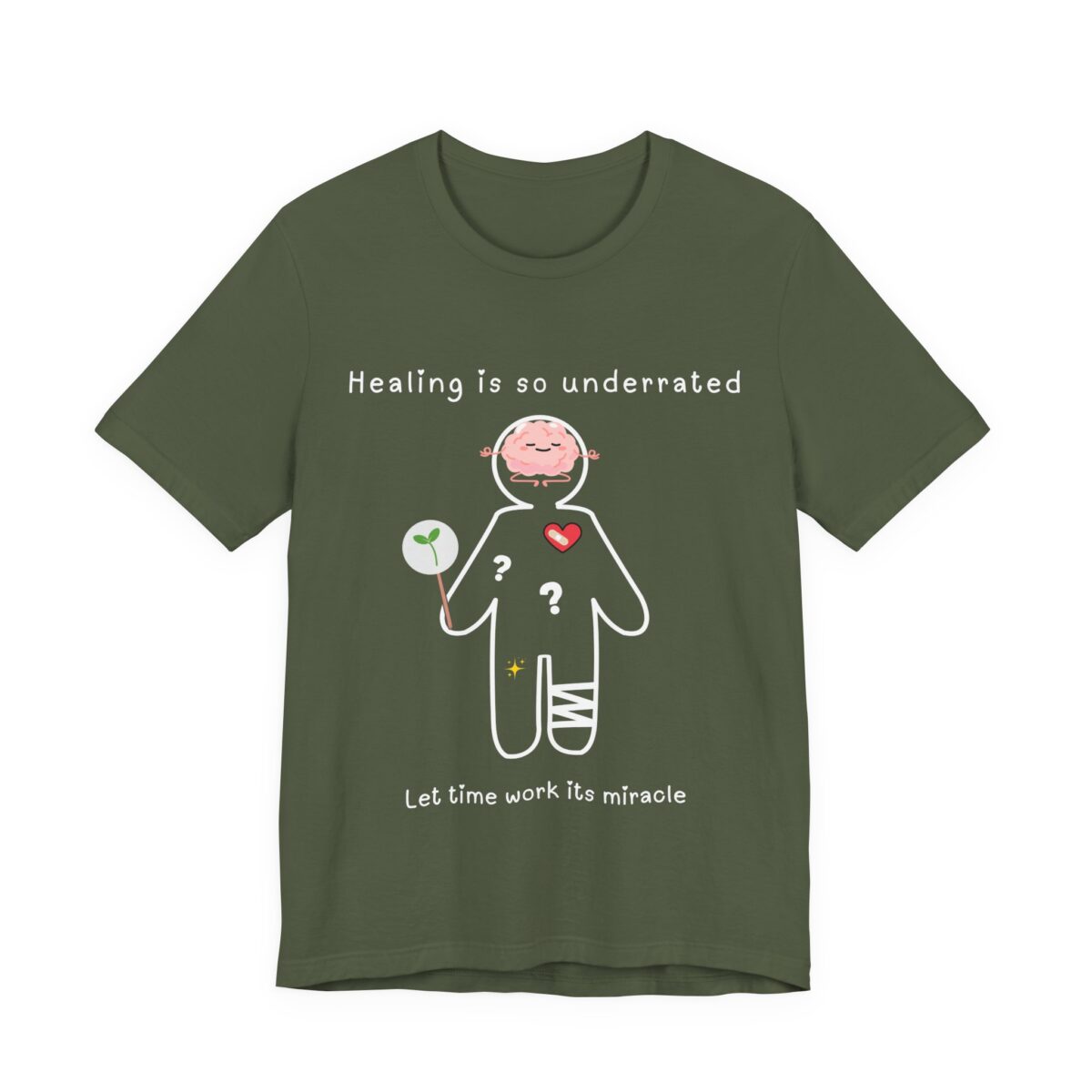 healing is so underrated mental health awareness self care tee healing journey shirt bella + canvas 3001