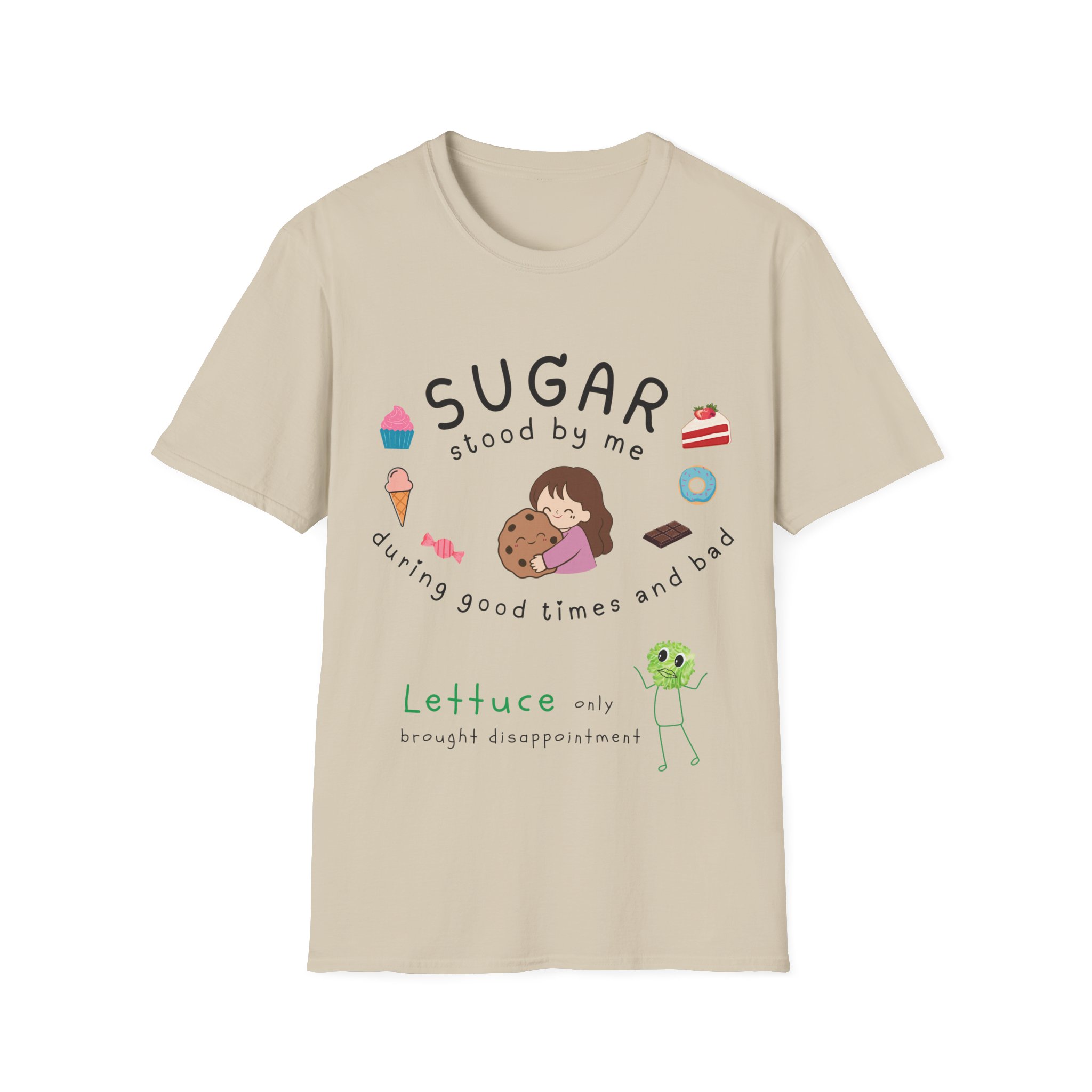 sugar stood by me funny foodie t shirt – cute dessert lover tee for sweet tooth humans graphic tee pun sugar stood by me funny foodie t shirt – cute dessert lover tee for sweet tooth humans graphic tee pun