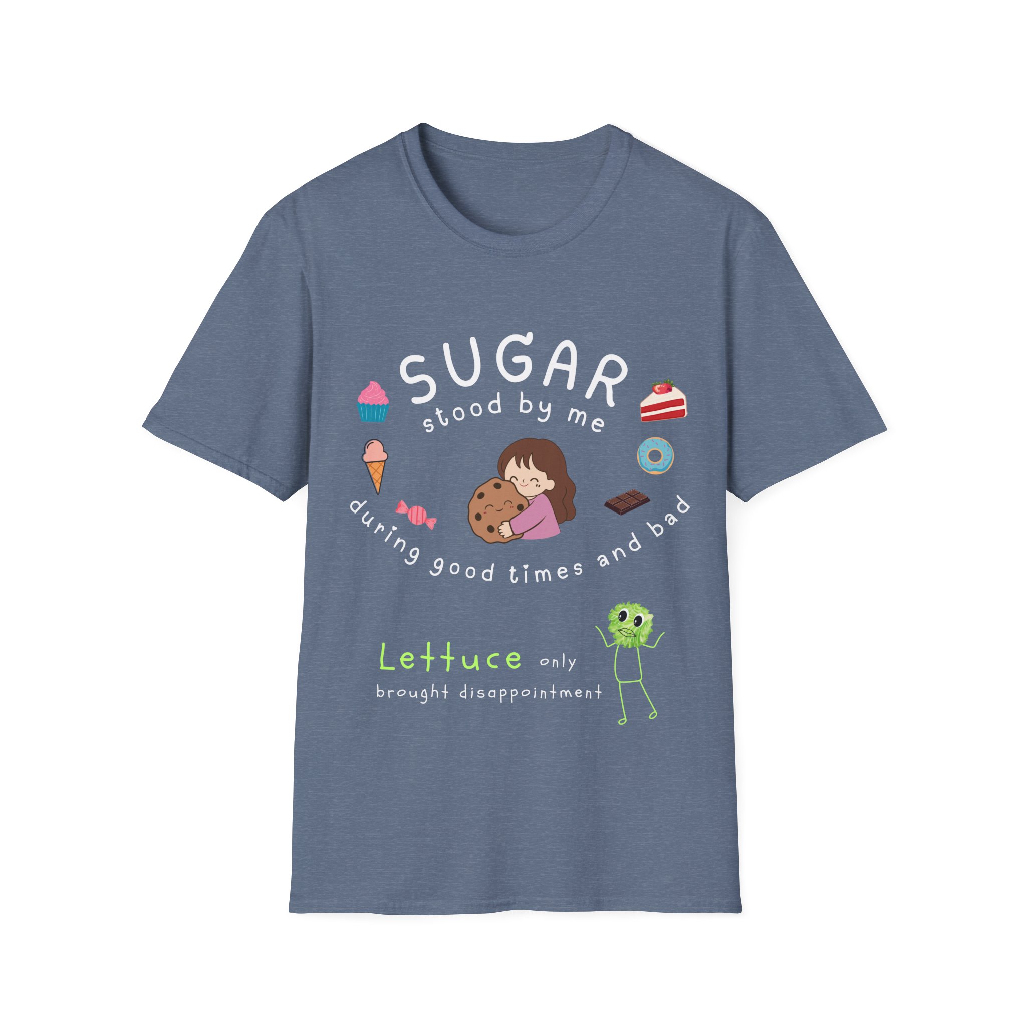 sugar stood by me funny foodie t shirt – cute dessert lover tee for sweet tooth humans graphic tee pun sugar stood by me funny foodie t shirt – cute dessert lover tee for sweet tooth humans graphic tee pun