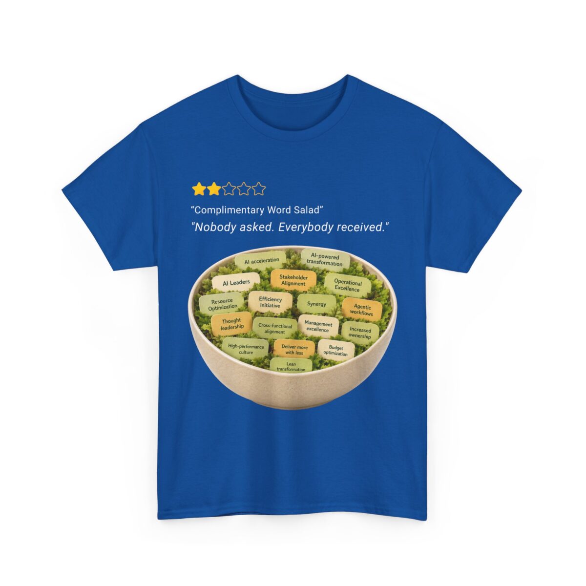 funny corporate word salad corporate buzzword sarcastic business jargon office humor tech graphic tee