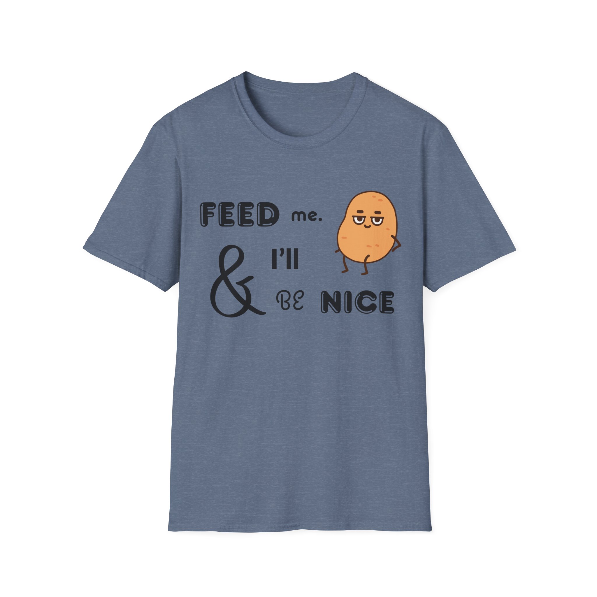 feed me and i’ll be nice shirt – funny foodie couch potato t shirt, hungry mood tee, cute snack lover graphic tee feed me and i’ll be nice shirt – funny foodie couch potato t shirt, hungry mood tee, cute snack lover graphic tee