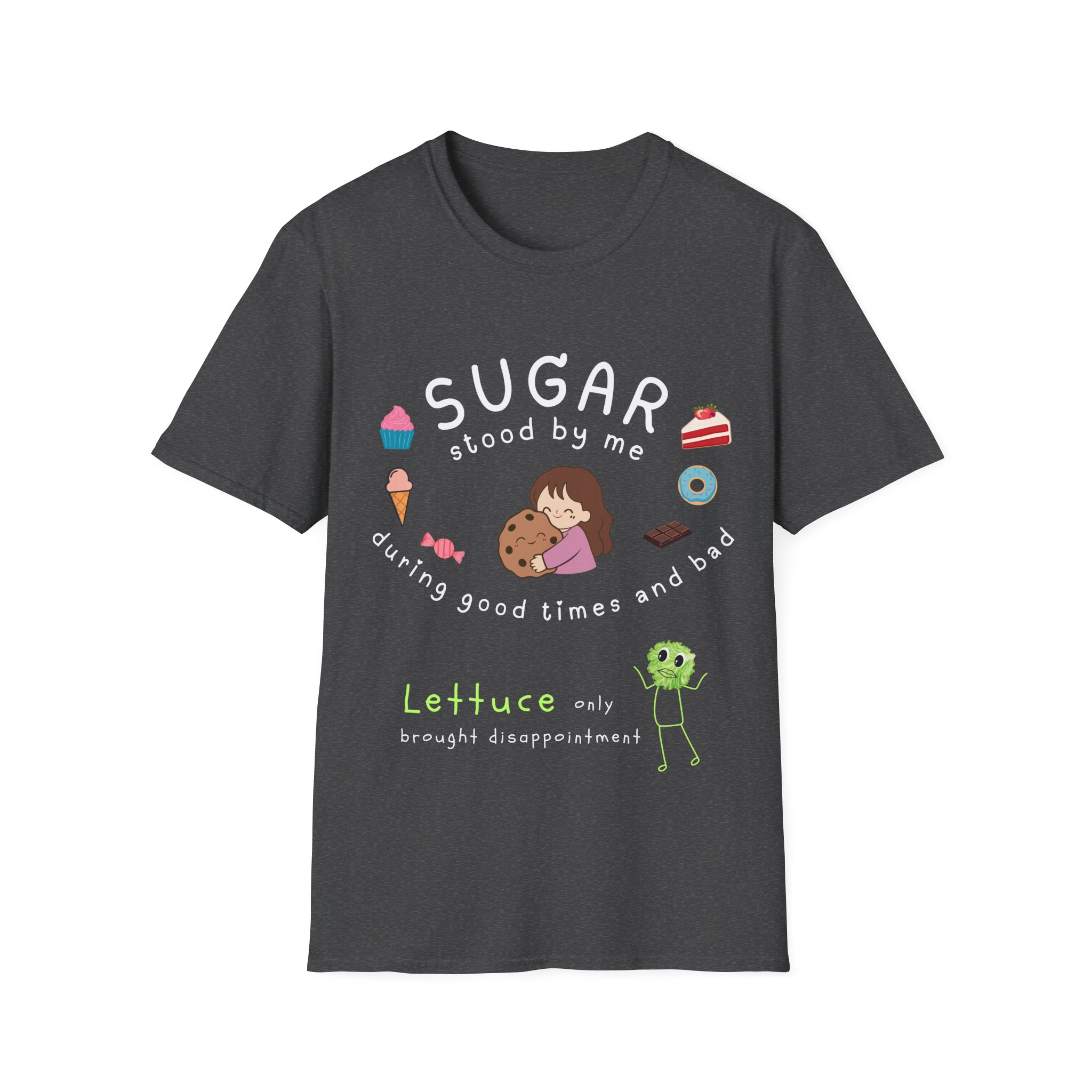 sugar stood by me funny foodie t shirt – cute dessert lover tee for sweet tooth humans graphic tee pun sugar stood by me funny foodie t shirt – cute dessert lover tee for sweet tooth humans graphic tee pun