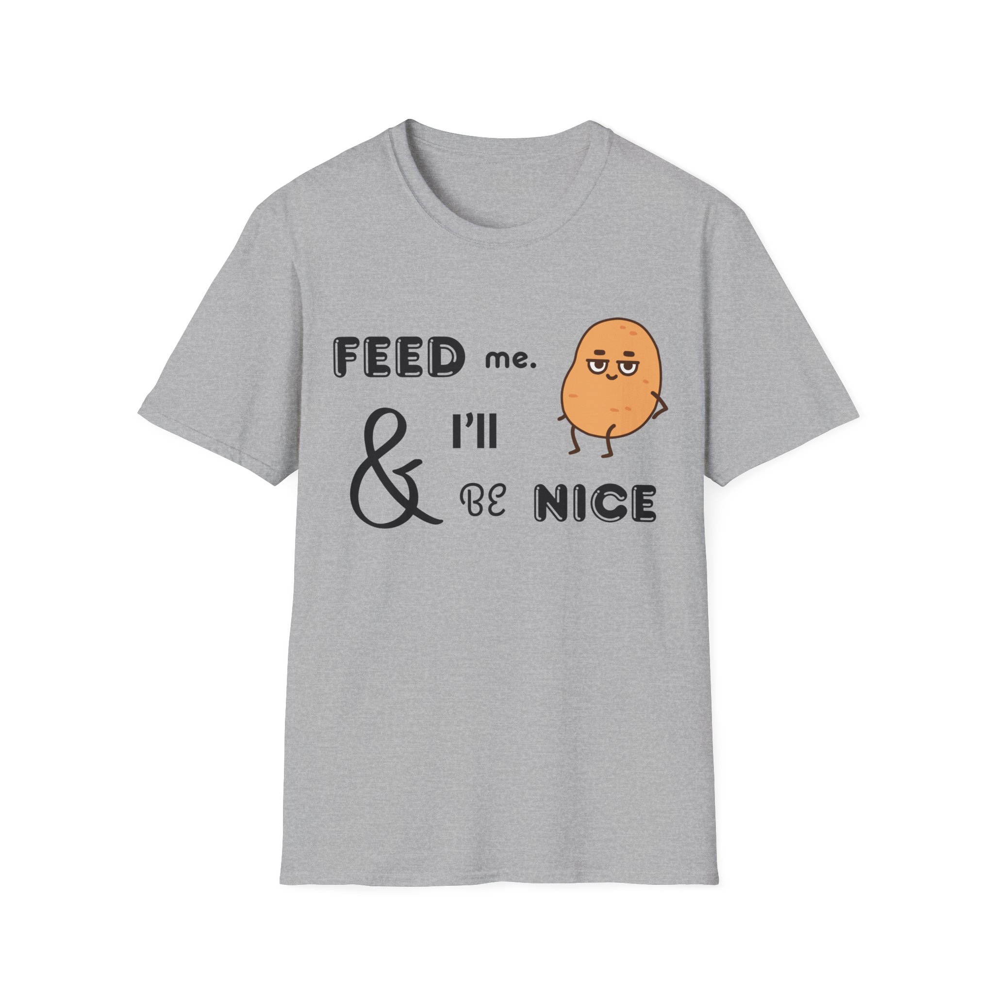 feed me and i’ll be nice shirt – funny foodie couch potato t shirt, hungry mood tee, cute snack lover graphic tee feed me and i’ll be nice shirt – funny foodie couch potato t shirt, hungry mood tee, cute snack lover graphic tee