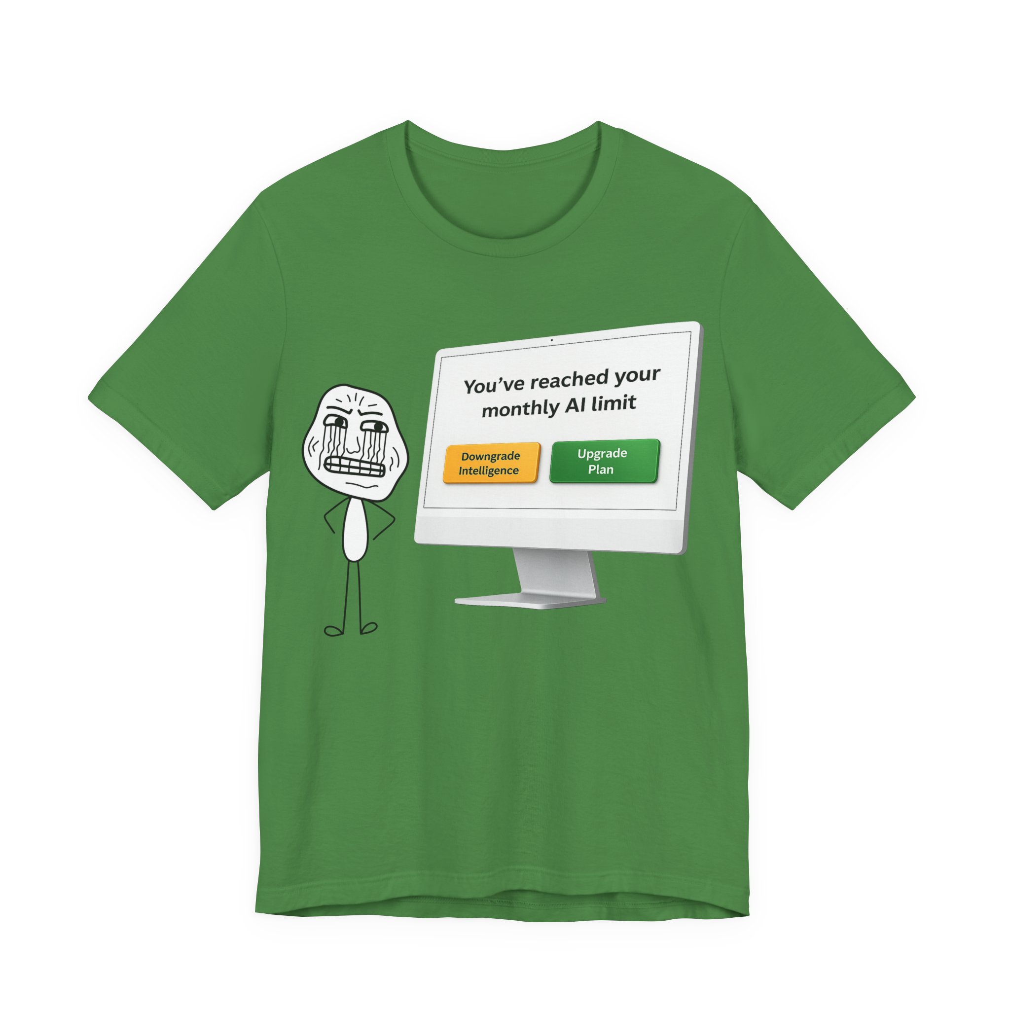 ai monthly limit reached t shirt – funny ai quota exceeded upgrade plan meme tee ai monthly limit reached t shirt – funny ai quota exceeded upgrade plan meme tee