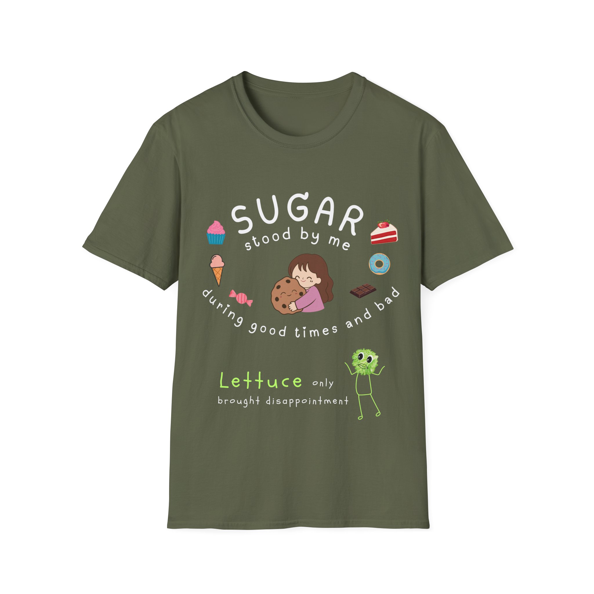 sugar stood by me funny foodie t shirt – cute dessert lover tee for sweet tooth humans graphic tee pun sugar stood by me funny foodie t shirt – cute dessert lover tee for sweet tooth humans graphic tee pun