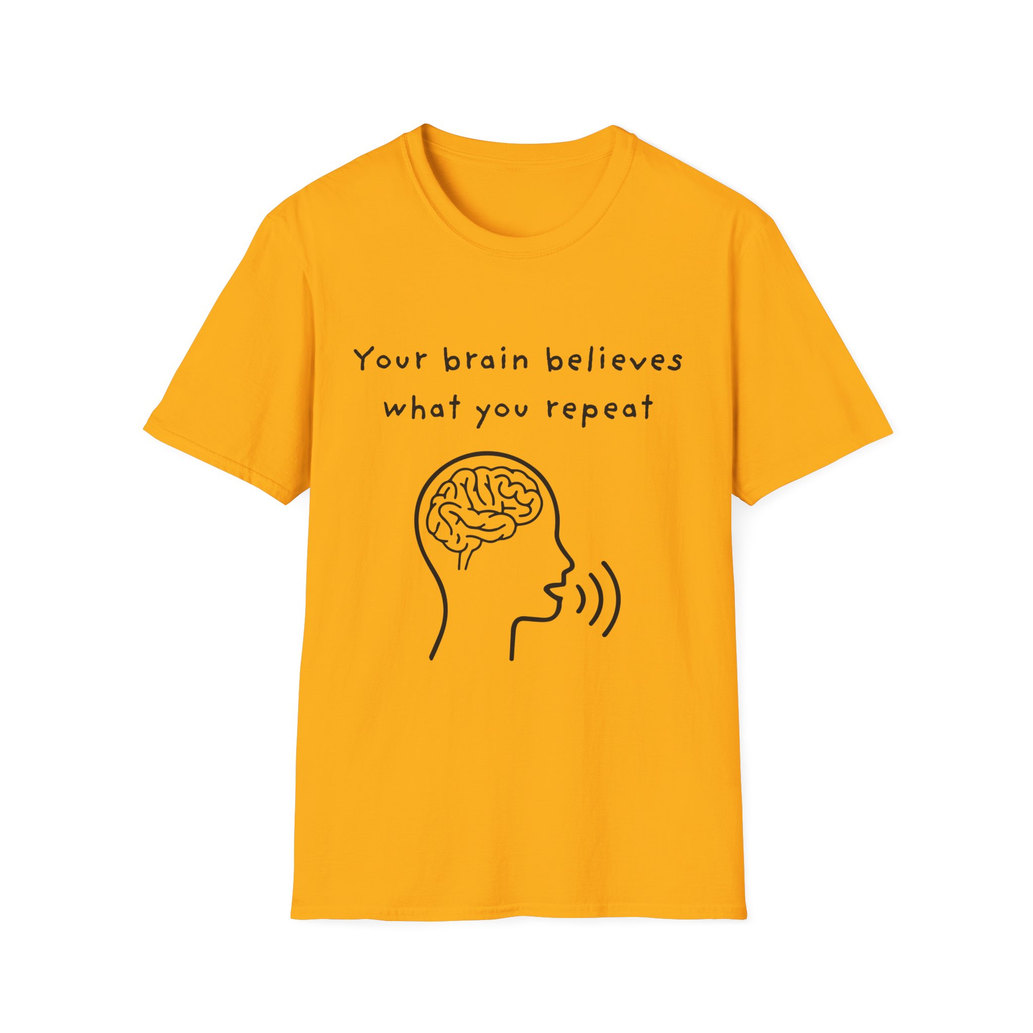 your brain believes what you repeat neuroplasticity self growth mindset shirt positive affirmation tee motivational inspirational t shirt graphic tee gildan 64000 your brain believes what you repeat neuroplasticity self growth mindset shirt positive affirmation tee motivational inspirational t shirt graphic tee gildan 64000