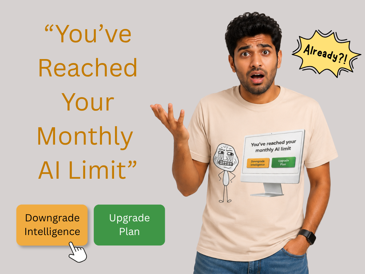 you've reached your monthly AI limit